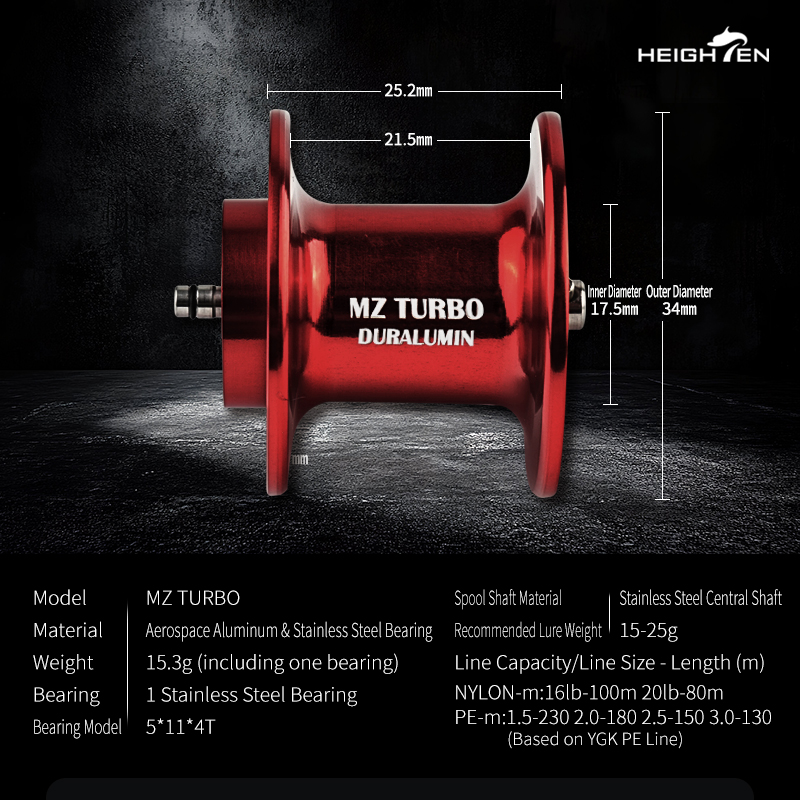 Двухступенчатый подшипник HEIG – обзор и цена Reel Spare Spool